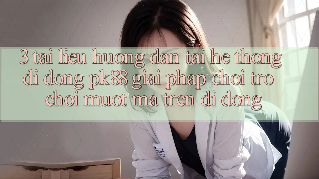 3. Tài liệu hướng dẫn Tải Hệ thống di động PK88 - Giải Pháp Chơi Trò chơi Mượt Mà Trên Di Động
