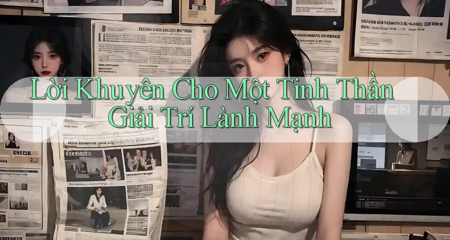 Lời Khuyên Cho Một Tinh Thần Giải Trí Lành Mạnh Lời Khuyên Cho Một Tinh Thần Giải Trí Lành Mạnh