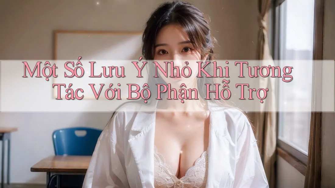 Một Số Lưu Ý Nhỏ Khi Tương Tác Với Bộ Phận Hỗ Trợ