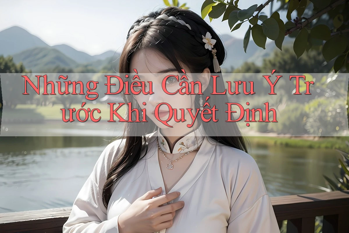 Những Điều Cần Lưu Ý Trước Khi Quyết Định