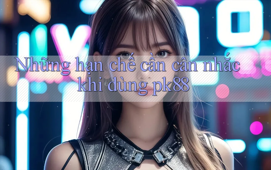 Những hạn chế cần cân nhắc khi dùng pk88