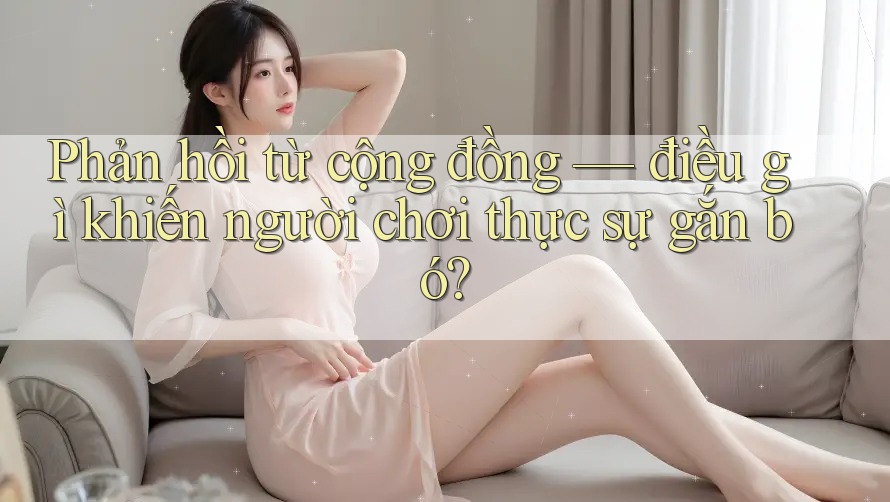 Phản hồi từ cộng đồng — điều gì khiến người chơi thực sự gắn bó? Phản hồi từ cộng đồng — điều gì khiến người chơi thực sự gắn bó?