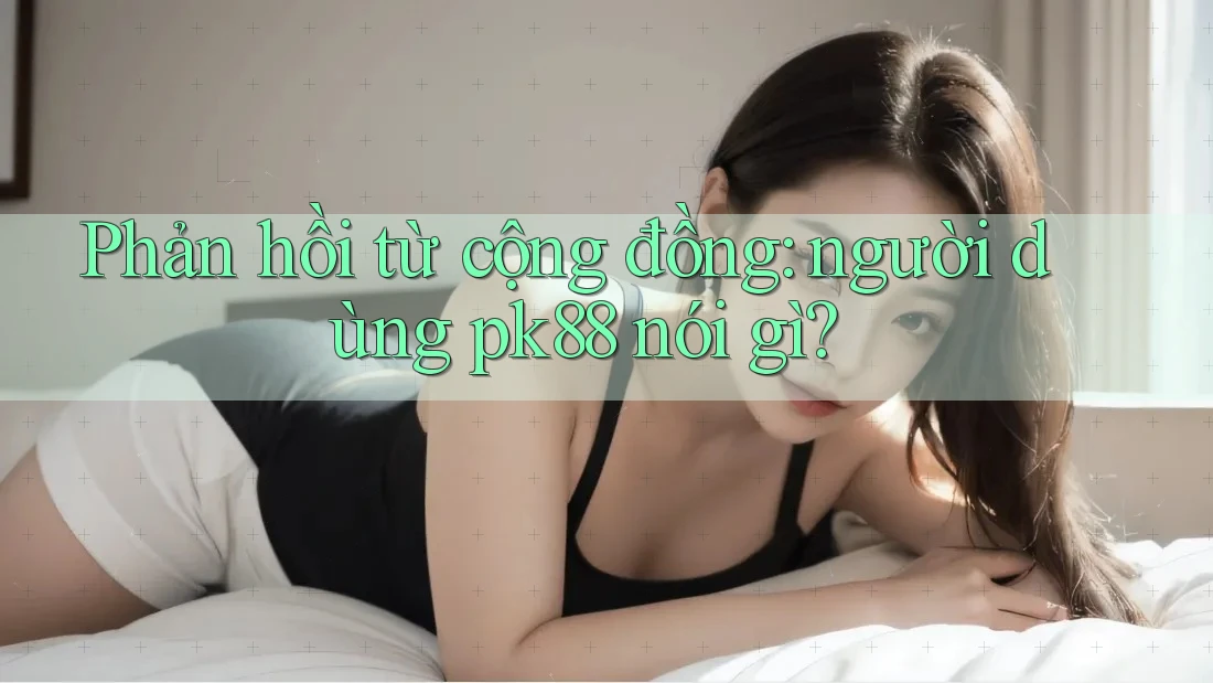 Phản hồi từ cộng đồng: người dùng pk88 nói gì?
