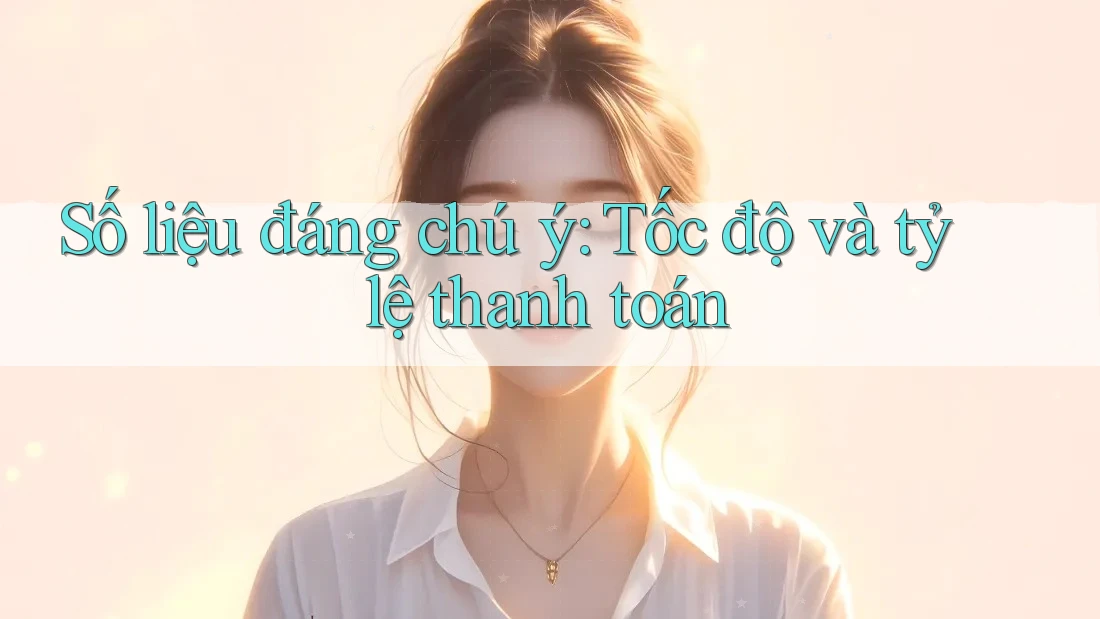 Số liệu đáng chú ý: Tốc độ và tỷ lệ thanh toán Số liệu đáng chú ý: Tốc độ và tỷ lệ thanh toán