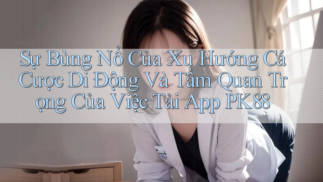 Sự Bùng Nổ Của Xu Hướng Cá Cược Di Động Và Tầm Quan Trọng Của Việc Tải App PK88 Sự Bùng Nổ Của Xu Hướng Cá Cược Di Động Và Tầm Quan Trọng Của Việc Tải App PK88