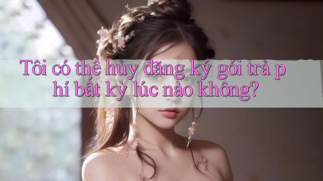 Tôi có thể hủy đăng ký gói trả phí bất kỳ lúc nào không? Tôi có thể hủy đăng ký gói trả phí bất kỳ lúc nào không?